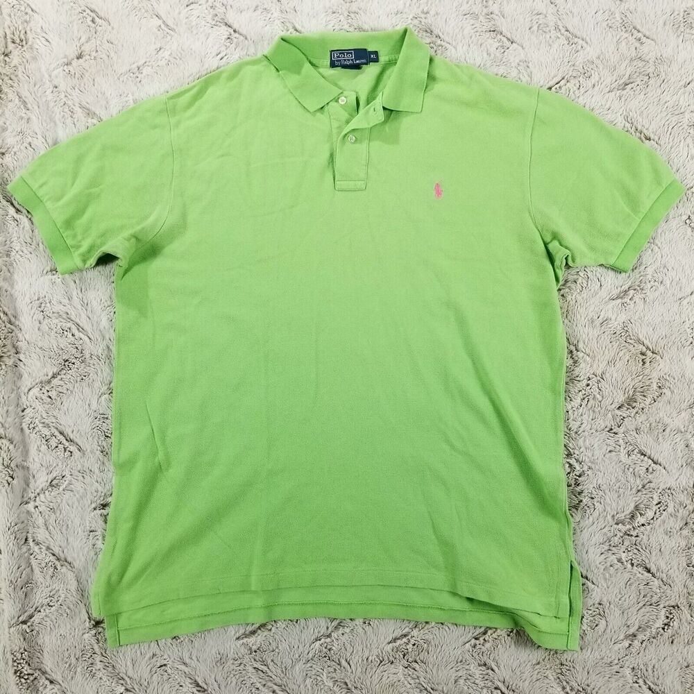 Polo‎ By Ralph Lauren Shirt Mens XL Rugby short Sleeve Collared